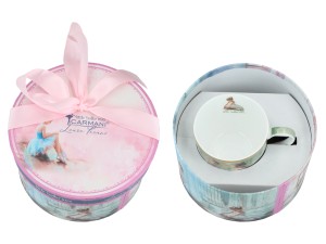 Carmani, filiżanka 290ml ze spodkiem - LAURA LOZANO/Little Balerines, małe baletnice