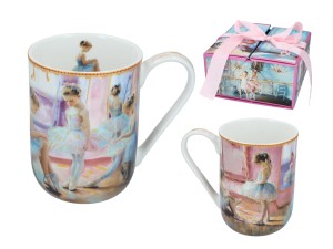 Carmani, kubek porcelanowy 360ml - LAURA LOZANO/Little Balerines, małe baletnice