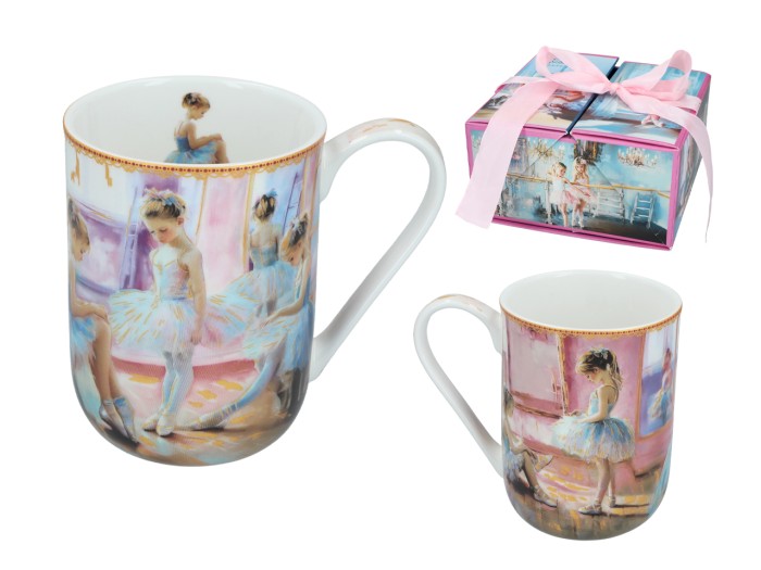 Carmani, kubek porcelanowy 360ml - LAURA LOZANO/Little Balerines, małe baletnice