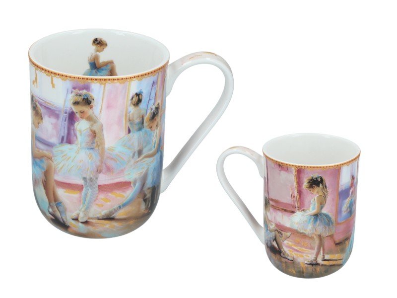 Carmani, kubek porcelanowy 360ml - LAURA LOZANO/Little Balerines, małe baletnice