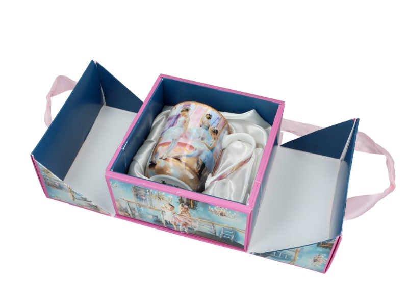Carmani, kubek porcelanowy 360ml - LAURA LOZANO/Little Balerines, małe baletnice