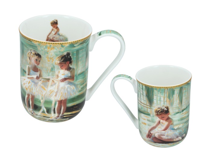 Carmani, kubek porcelanowy 360ml - LAURA LOZANO/Little Balerines, małe baletnice