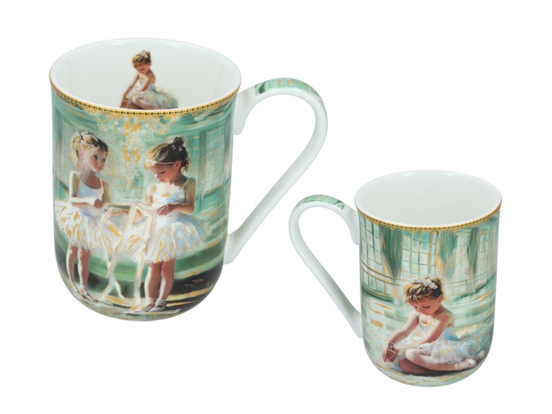 Carmani, kubek porcelanowy 360ml - LAURA LOZANO/Little Balerines, małe baletnice