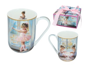 Carmani, kubek porcelanowy 360ml - LAURA LOZANO/Little Balerines, małe baletnice