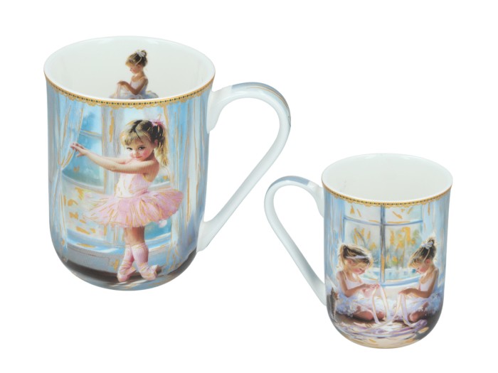 Carmani, kubek porcelanowy 360ml - LAURA LOZANO/Little Balerines, małe baletnice