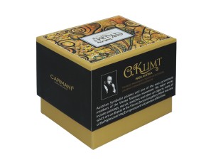 Carmani, porcelanowy kubek  340ml - motyw inspirowany malarstwem  G. Klimta