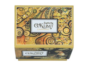 Carmani, porcelanowy kubek  340ml - motyw inspirowany malarstwem  G. Klimta