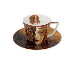 Carmani, kpl. dla dwojga: filiżanka + kubek - GUSTAV KLIMT/Złote łzy