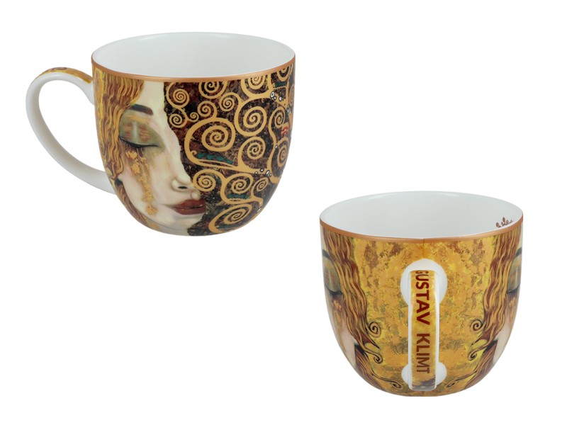 Carmani,k pl. 2 filiżanek 240ml + spodki - GUSTAV KLIMT/Złote łzy
