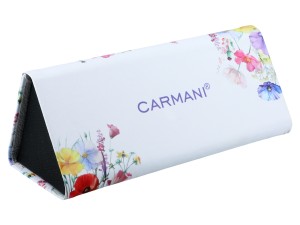 Carmani, składane etui na okulary, składane - Dekoracja kwiatowa