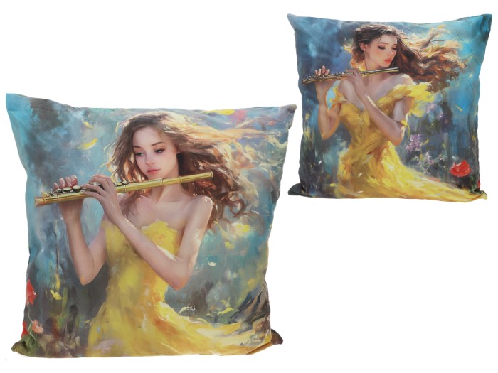 Carmani, poduszka z wypełnieniem/suwak - LAURA LOZANO/Muzyka kobiecej duszy