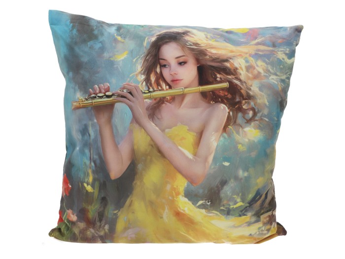 Carmani, poduszka z wypełnieniem/suwak - LAURA LOZANO/Muzyka kobiecej duszy