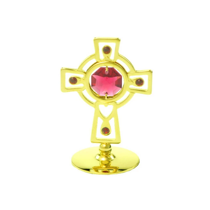 Crystocraft, miniaturka-figurka pozłacana Swarovski/KRZYŻ CELTYCKI