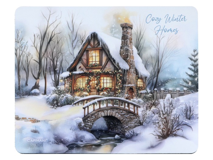 Carmani, podkładka pod mysz komputerową - Zimowa idylla