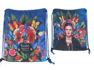Carmani, worek na plecy z kieszenią w tubie - FRIDA KAHLO