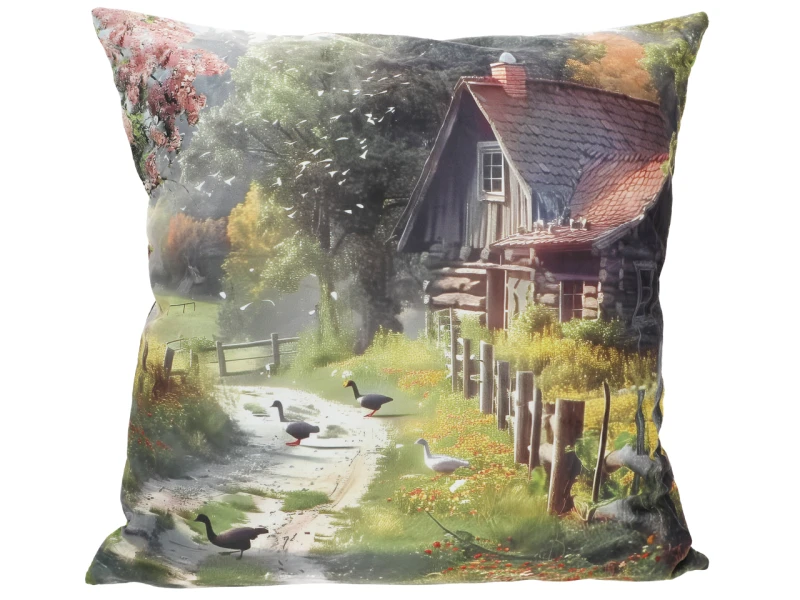 Carmani, poduszka z wypełnieniem/suwak  50x50cm - CHŁOPSKA OSADA