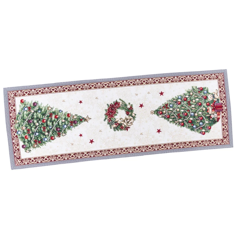 Bieżnik na stół z tkaniny gobelinowej(tkany maszynowo)  RABETO-45, 45x140cm