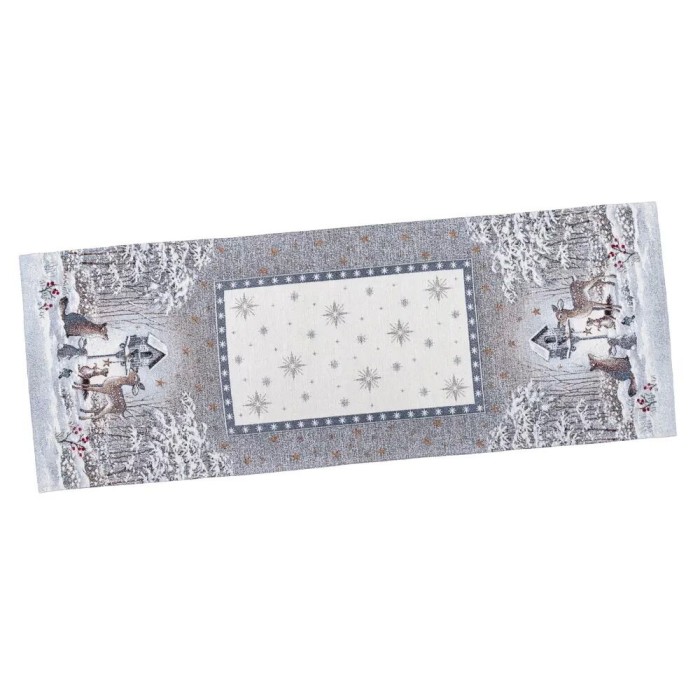 Bieżnik na stół z tkaniny gobelinowej(tkany maszynowo) MICRO854-37, 37x100 cm