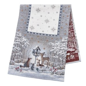 Bieżnik na stół z tkaniny gobelinowej(tkany maszynowo) MICRO854-37, 37x100 cm