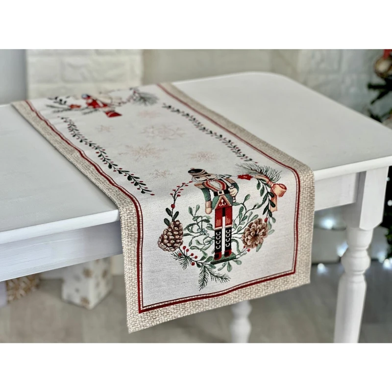 Bieżnik na stół z tkaniny gobelinowej(tkany maszynowo) CASCANUECES- 37x100cm