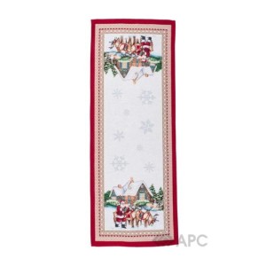 Bieżnik na stół z tkaniny gobelinowej(tkany maszynowo) FROSTY- 45x140 cm