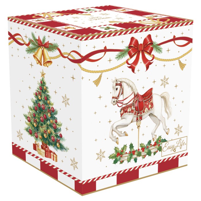 Easy Life/Nuova R2S, porcelanowy kubek 300ml - CHRISTMAS IN EASY LIFE-POZZI