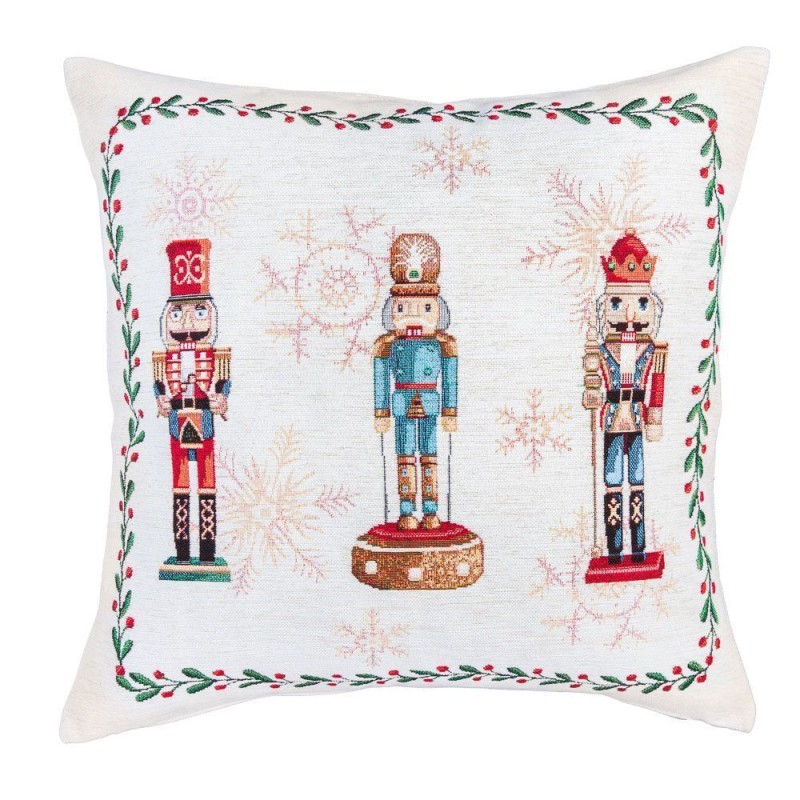 Poszewka na poduszkę z tkaniny gobelinowej(tkana maszynowo) - CASCANUECES-CO2-NV1, 45x45 cm