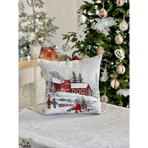 Poszewka na poduszkę z tkaniny gobelinowej(tkana maszynowo) - KISS SLED-NV1, 45x45cm
