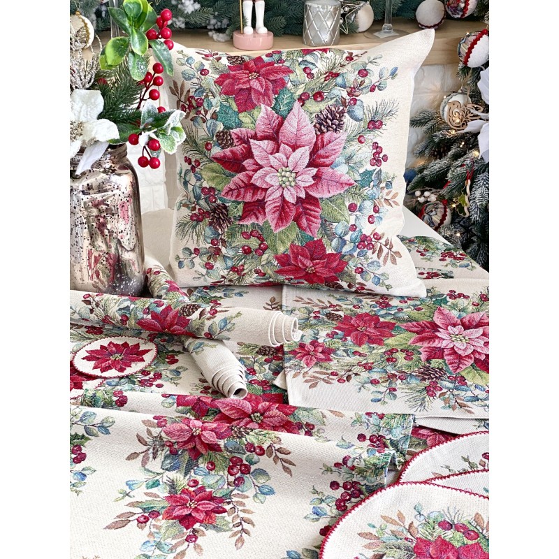 Obrus  z tkaniny gobelinowej(tkana maszynowo)  - Runner 1391NA-180, 137x180 cm