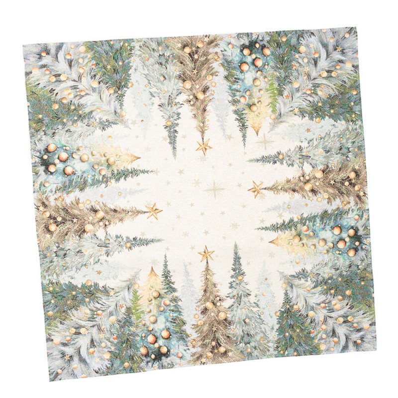 Mały obrus  z tkaniny gobelinowej(tkana maszynowo)  - Runner 1387-FN-100, 97x100 cm