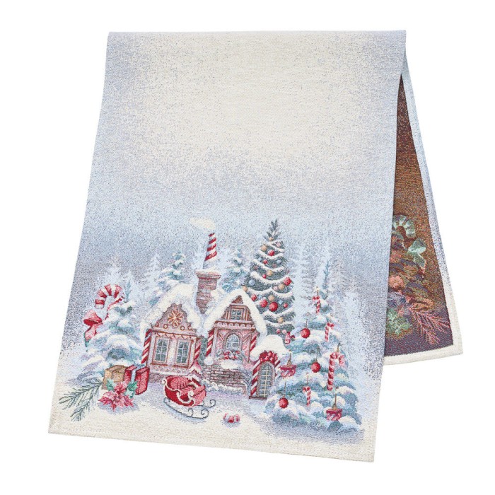 Bieżnik z tkaniny gobelinowej(tkana maszynowo) -  1378-37, 37x100 cm