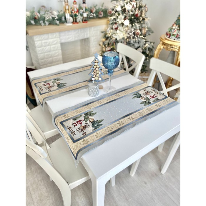 Bieżnik z tkaniny gobelinowej(tkana maszynowo) -  RUNNER723C-45, 45x140 cm