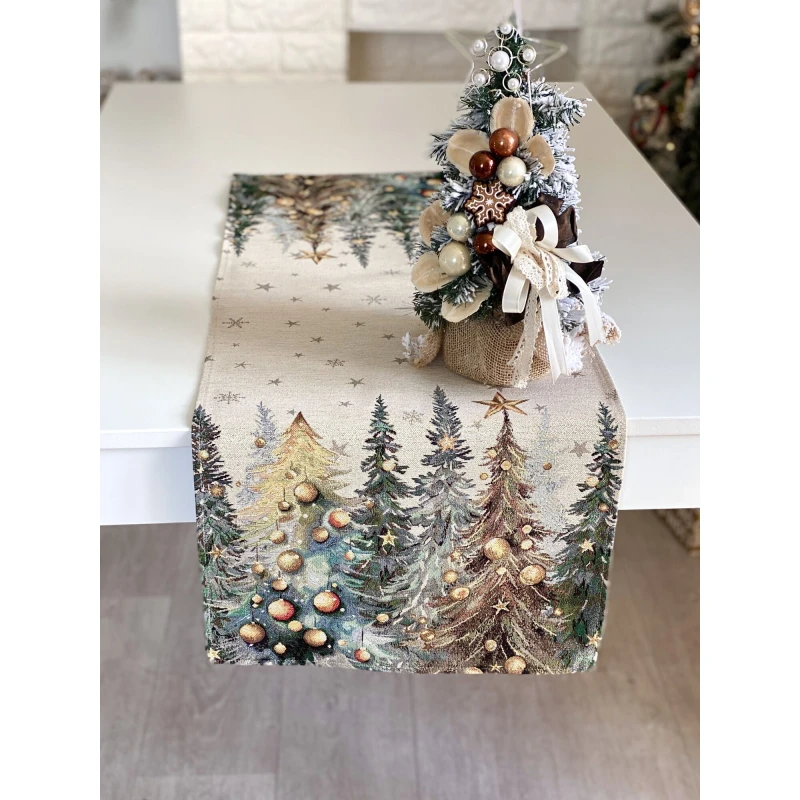 Bieżnik z tkaniny gobelinowej(tkana maszynowo) - Runner 1387-FN-37, 37x100 cm