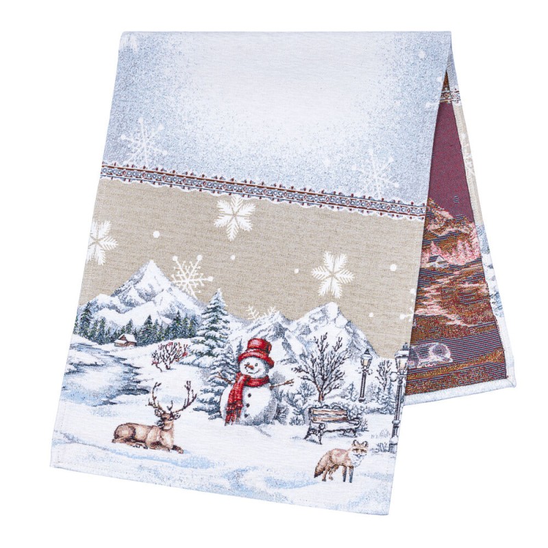 Bieżnik z tkaniny gobelinowej(tkana maszynowo) -  G-34394-45, 45x140 cm