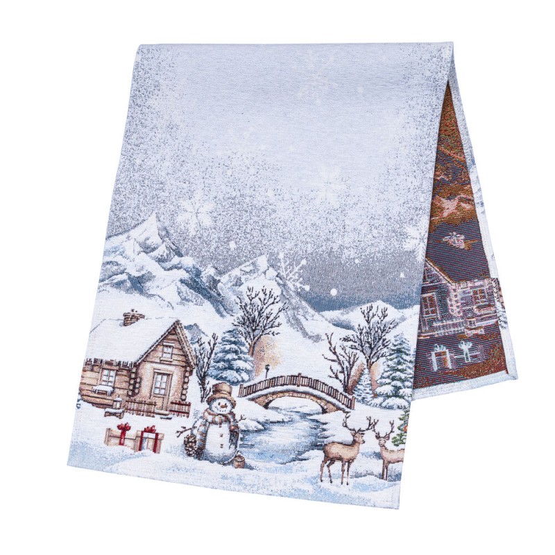 Bieżnik z tkaniny gobelinowej(tkana maszynowo) - G-34398-45, 45x140 cm