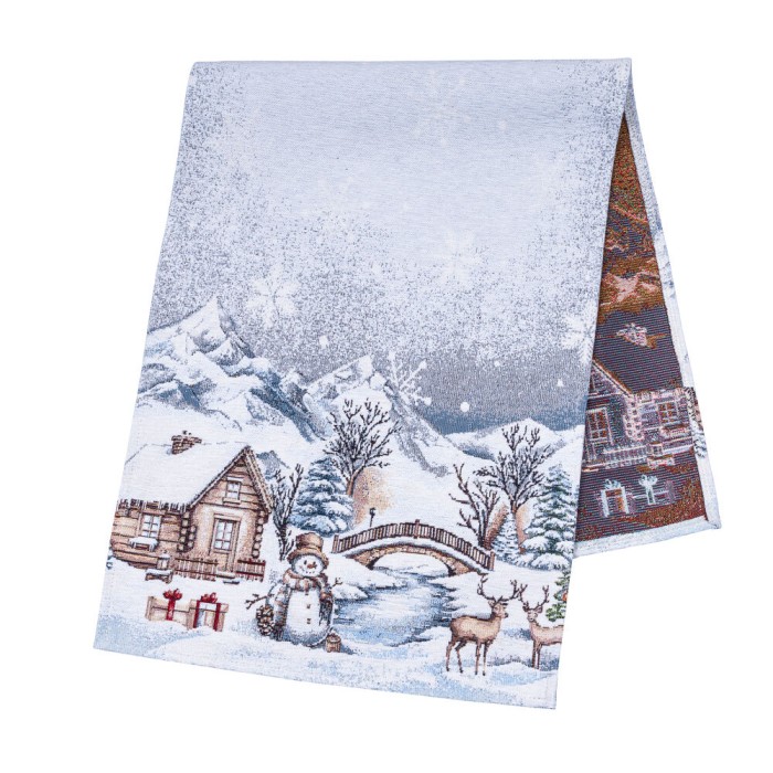 Bieżnik z tkaniny gobelinowej(tkana maszynowo) -  G-34398-37, 37x100 cm