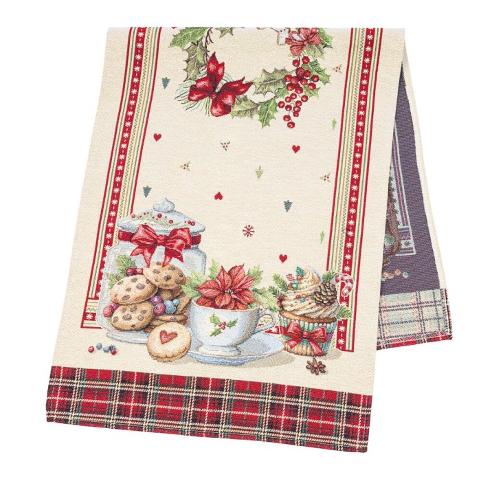 Bieżnik z tkaniny gobelinowej(tkana maszynowo) -  Runner 1385-37, 37x100 cm