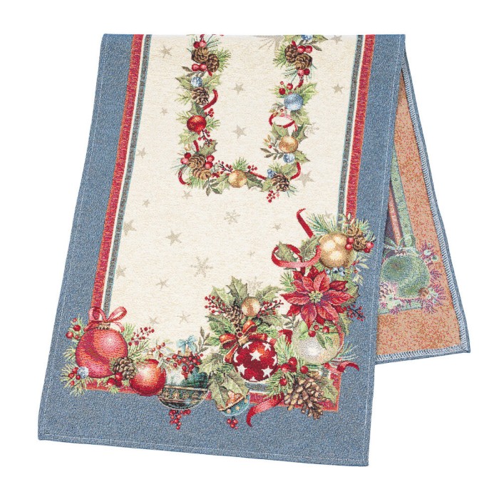 Bieżnik z tkaniny gobelinowej(tkana maszynowo) -  Runner 1375AZ - FN -37, 37x100 cm