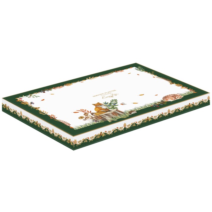 Easy Life/Nuova R2S, porcelanowa paterka 36x24cm - AUTUMN FOREST DREAM, jesienny las