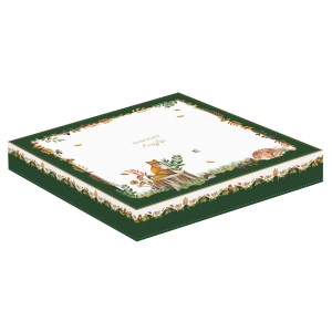 Easy Life/Nuova R2S, szklana patera 32x12cm - JESIENNE LIŚCIE