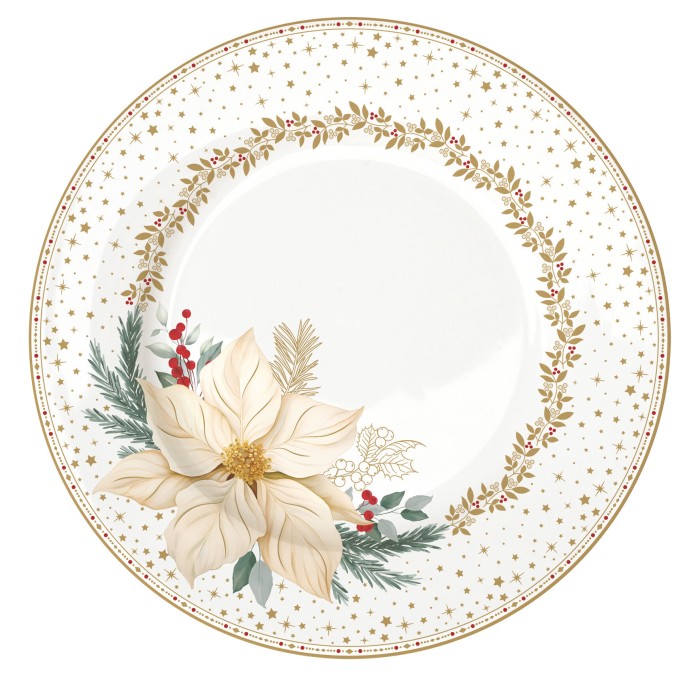 Easy Life/Nuova R2S, deserowy talerz 19cm  - WHITE ELEGANCE