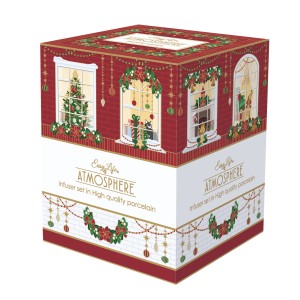 Easy Life/Nuova R2S, kubek z zaparzaczem 350ml - CHRISTMAS IN EASY LIFE-POZZI
