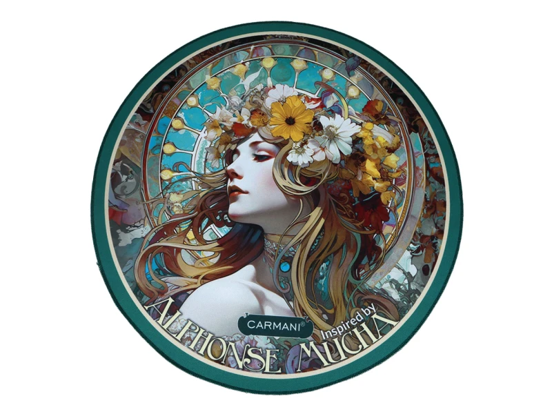 Carmani, stołowa podkładka z tw. sztucznego (ok. 38cm) - ALFONS MUCHA