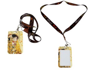 Carmani, etui na kartę/identyfikator - KLIMT/Pocałunek