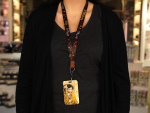 Carmani, etui na kartę/identyfikator - KLIMT/Pocałunek
