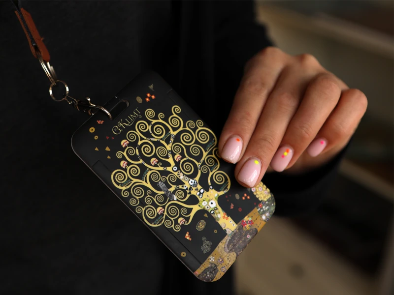 Carmani, etui na kartę/identyfikator - KLIMT/Drzewo życia