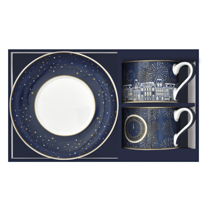 Zestaw - 2 filiżanki 240 ml + spodek