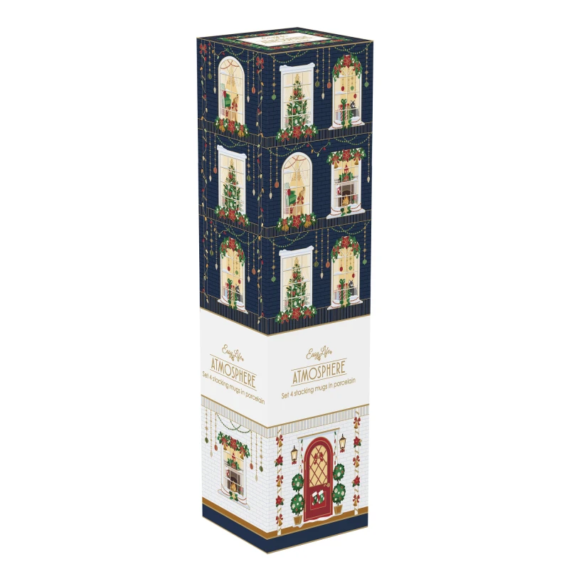 Zestaw - 4 kubki, 275 ml