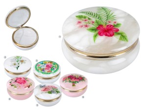 Kasetka alabastrowa okrągła 10cm