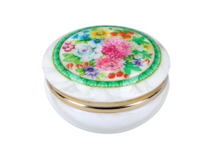 Kasetka alabastrowa okrągła 10cm